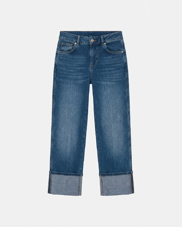 Jean Popus Straight blue cotton jeans ZAPA