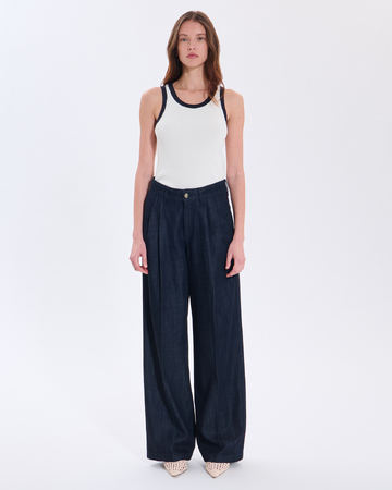 Prince Trousers Prince trousers in raw blue ZAPA