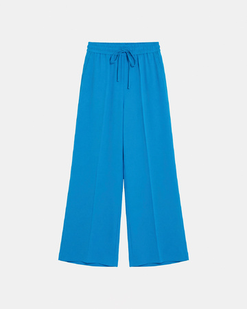 Piela trousers Cobalt-colored flowing trousers ZAPA