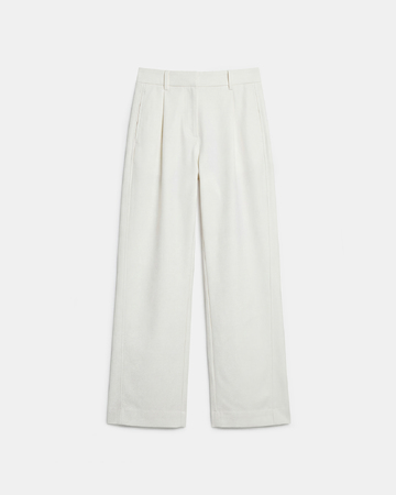 Paola trousers ecru cotton trousers ZAPA
