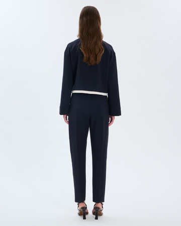 Pielo Pants Slim-fit trousers with nighttime stripes ZAPA