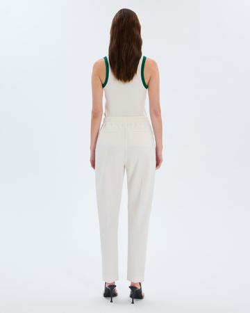 Leather trousers Off-white leather trousers ZAPA