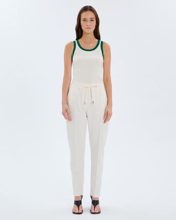 Leather trousers Off-white leather trousers ZAPA