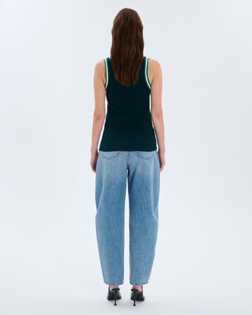 Nymphea Sweater Green sleeveless sweater ZAPA