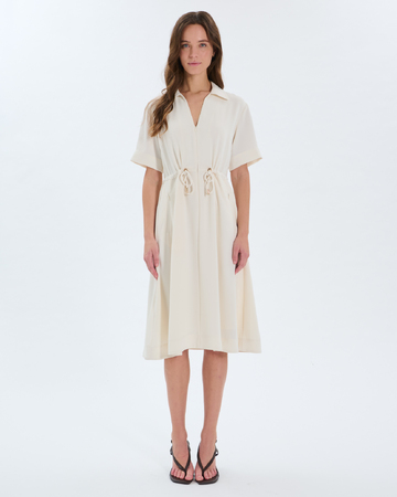 Rebel Dress Dress with ecru drawstring ZAPA