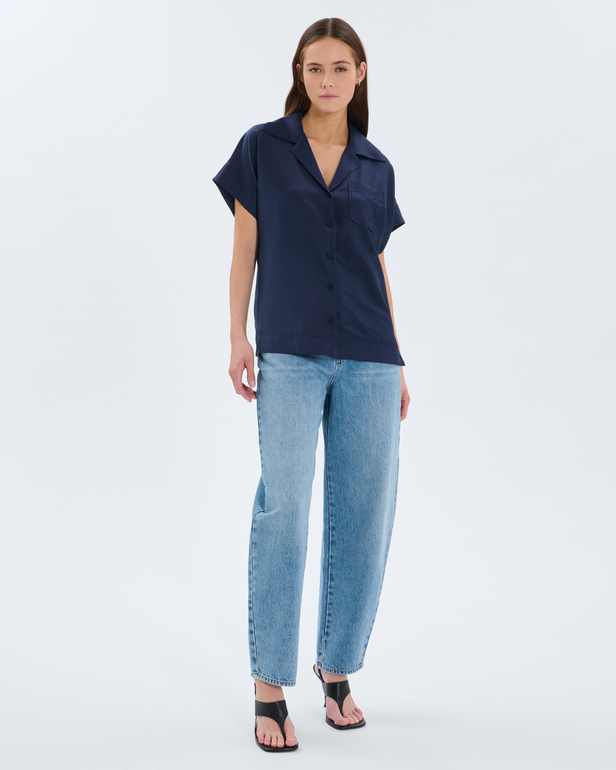 Cassie shirt Nighttime short-sleeved shirt ZAPA