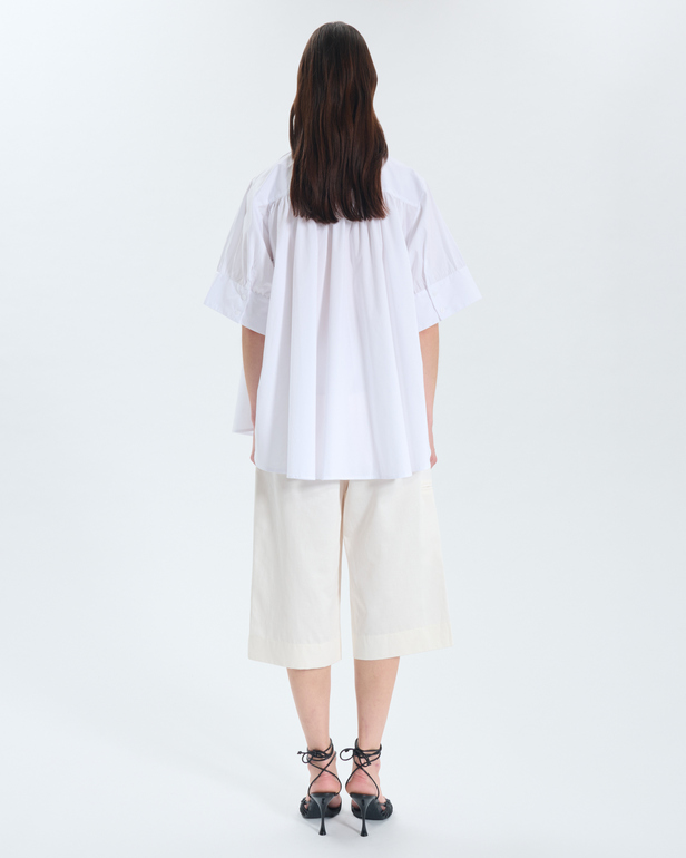 Catell shirt White short-sleeved shirt ZAPA