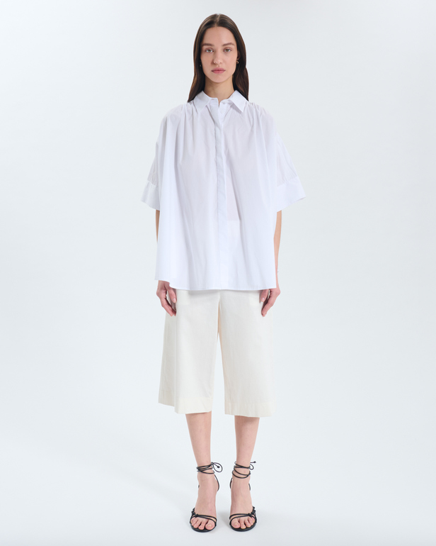 Catell shirt White short-sleeved shirt ZAPA