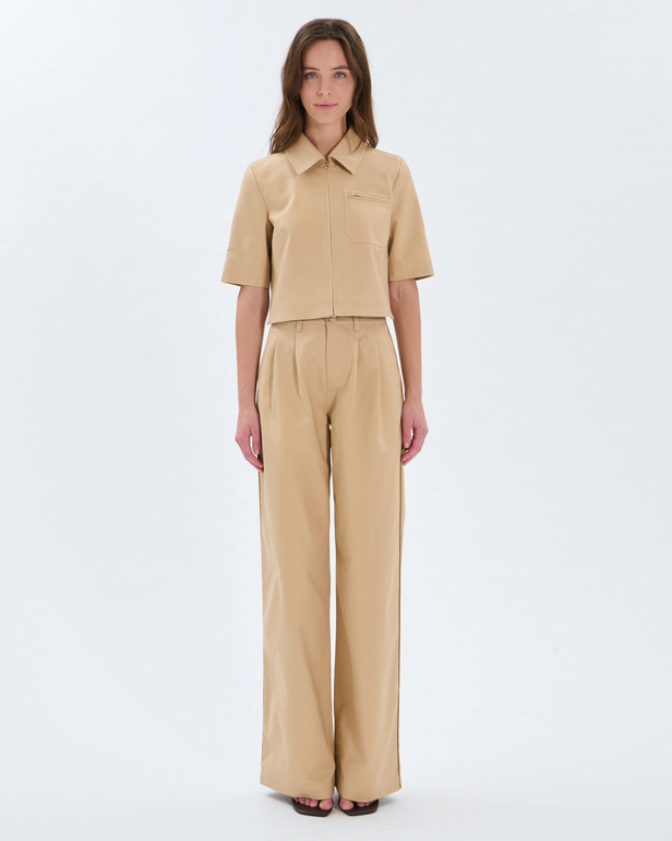 Candice shirt Sand cotton shirt ZAPA
