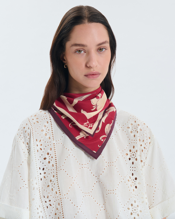 Elea scarf Elea printed scarf ZAPA
