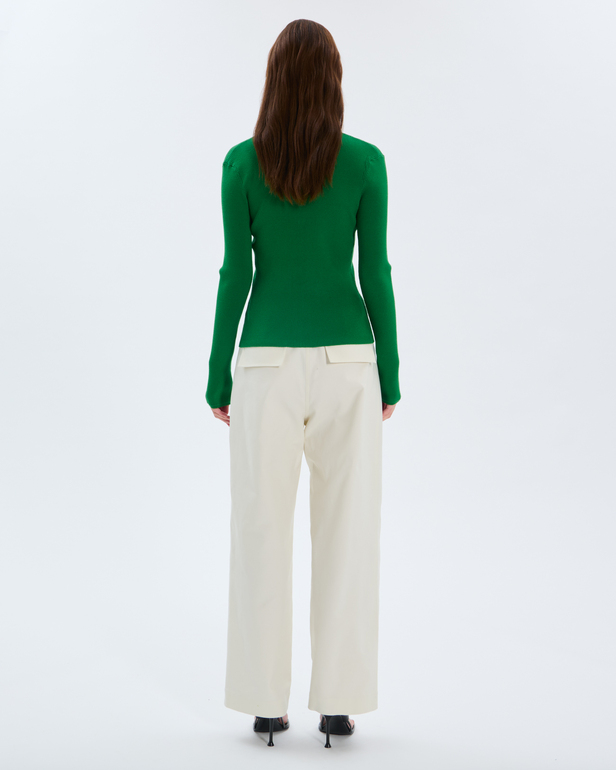 Noun Vest Tennis green zip-up vest ZAPA