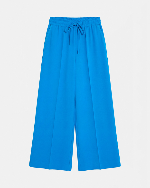 Piela trousers Cobalt-colored flowing trousers ZAPA