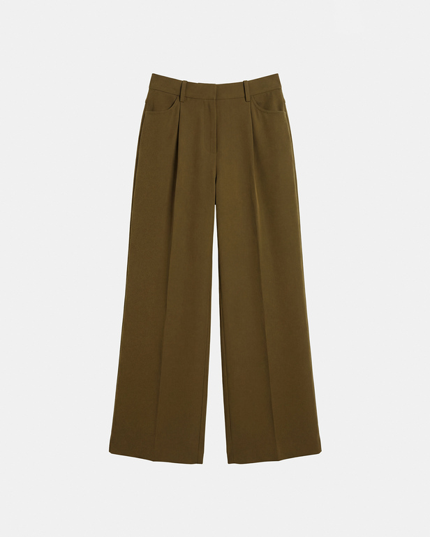 Pedro Trousers Flowy olive trousers ZAPA