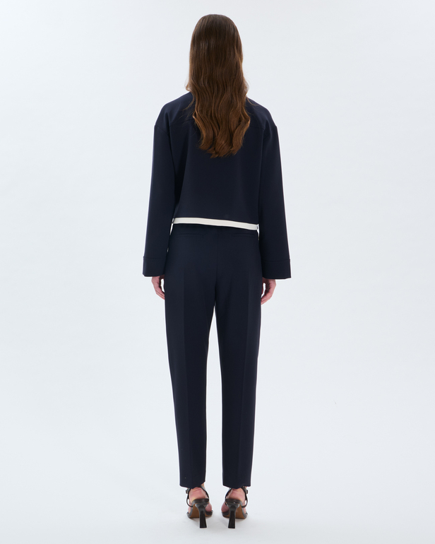 Pielo Pants Slim-fit trousers with nighttime stripes ZAPA