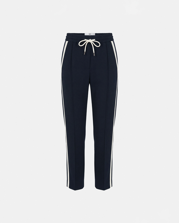 Pielo Pants Slim-fit trousers with nighttime stripes ZAPA