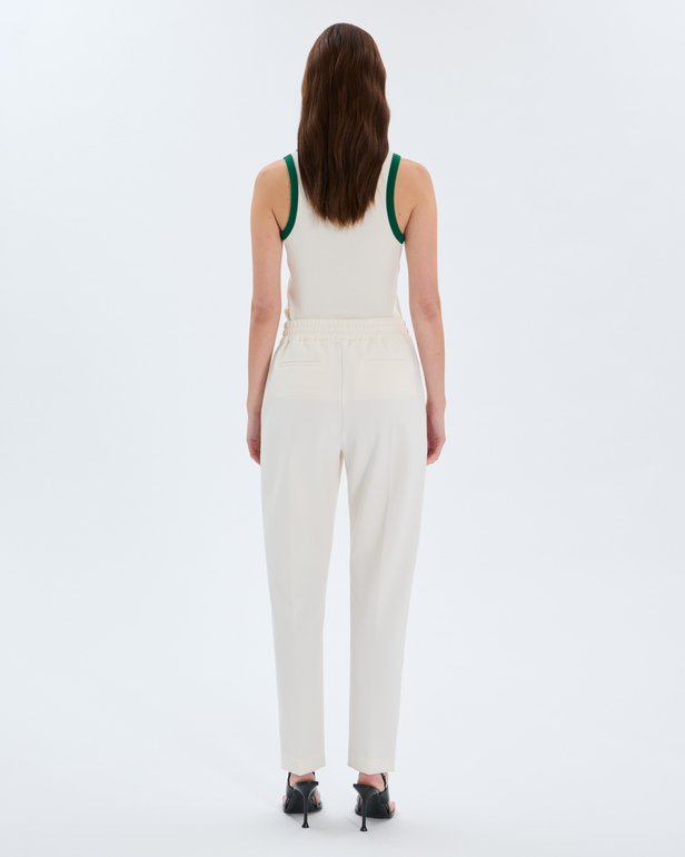 Leather trousers Off-white leather trousers ZAPA