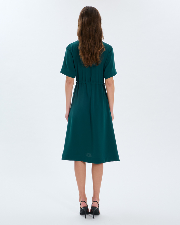 Rebel Dress Dress with green drawstring ZAPA