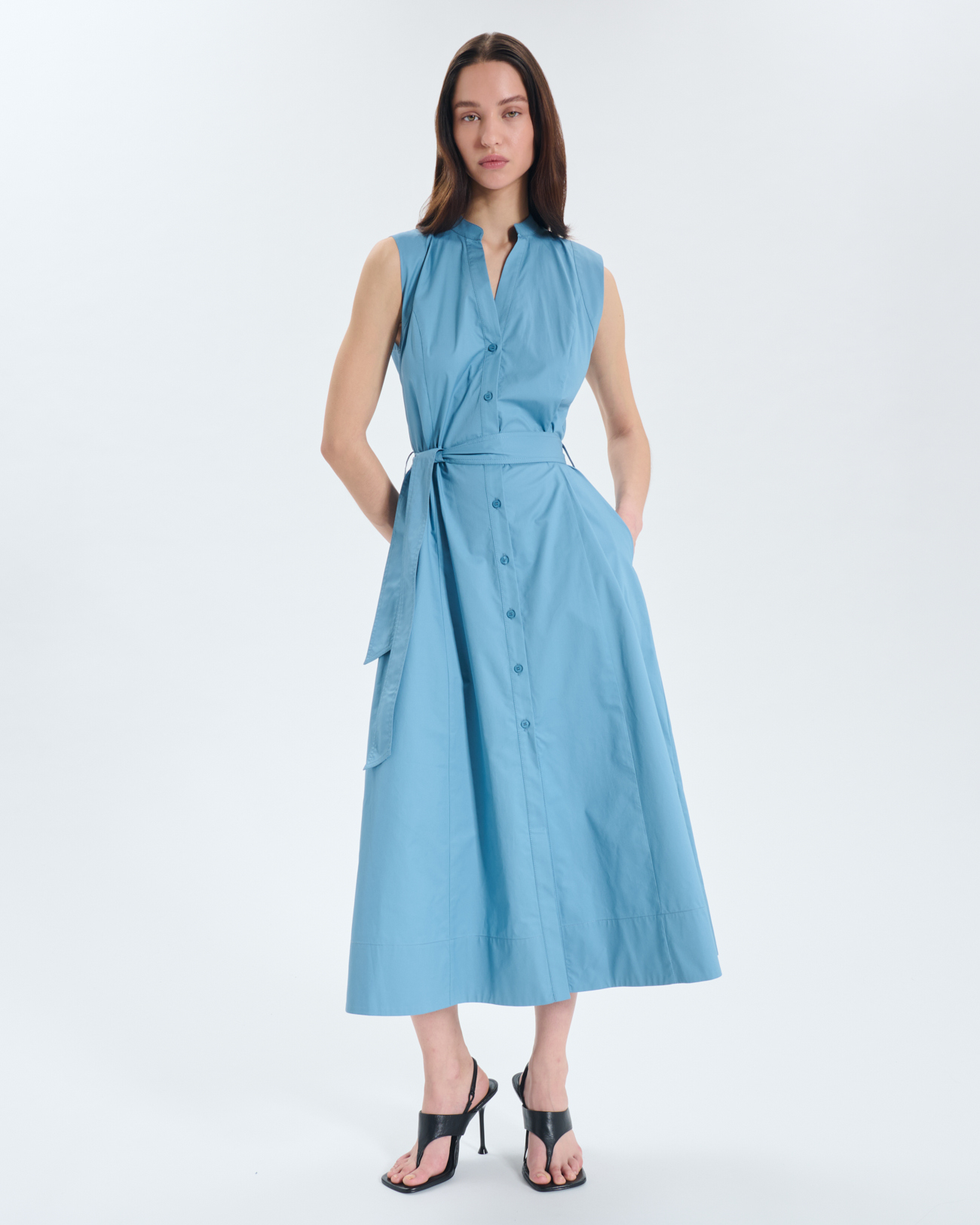 Ramya dress Ramya dress in blue denim ZAPA