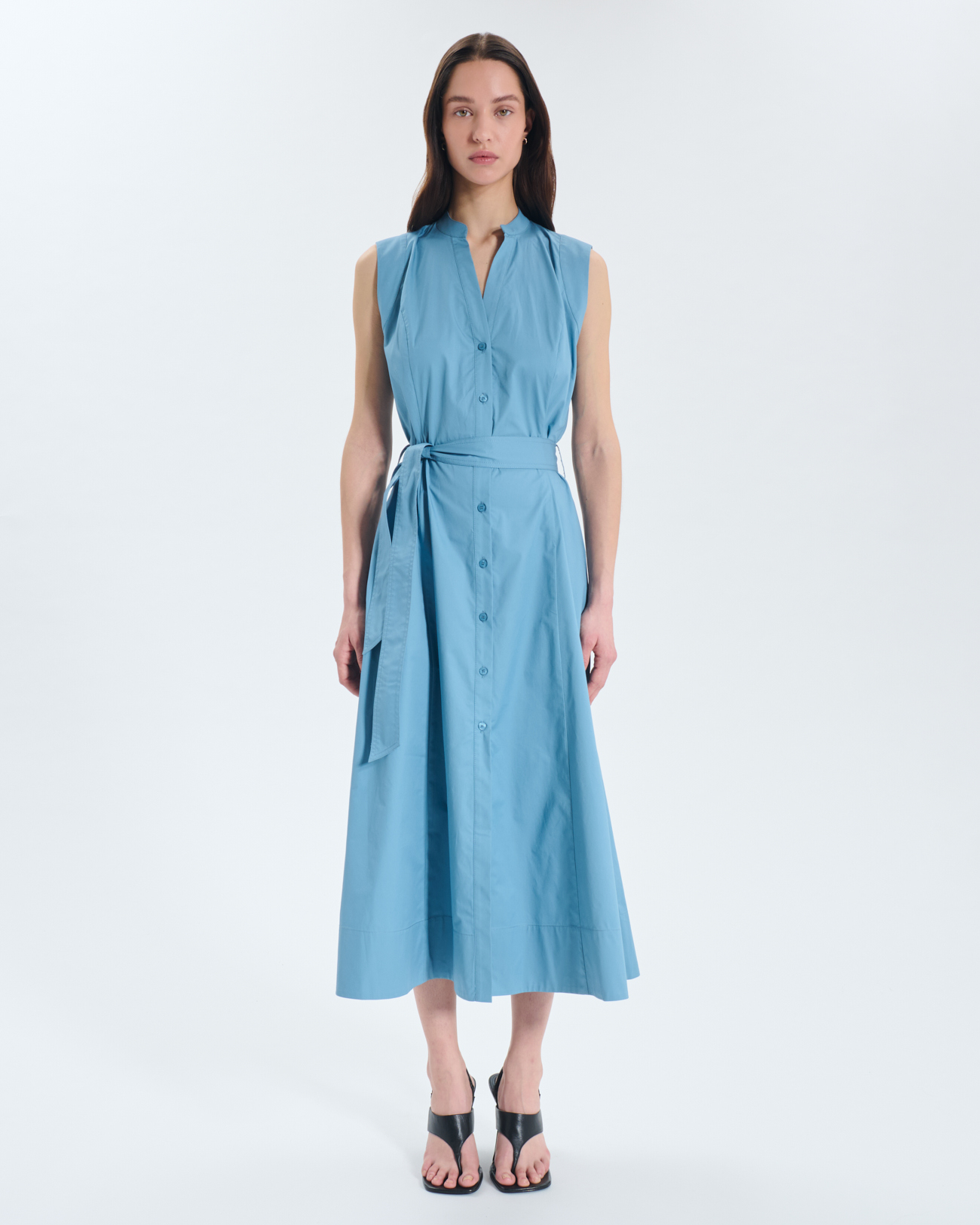 Ramya dress Ramya dress in blue denim ZAPA