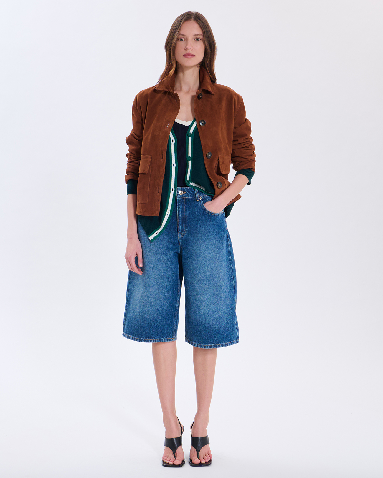 Bermuda Jean Blue Bermuda Jeans ZAPA