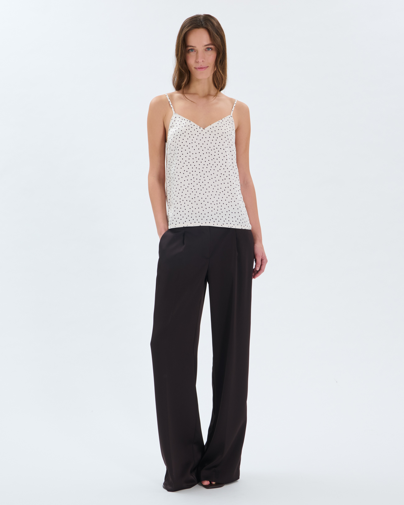 Top Tailaya Polka dot camisole top ZAPA