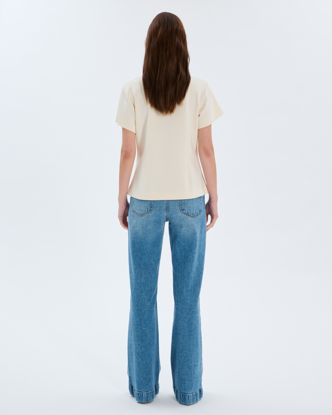 Top Tanouk Ecru viscose top ZAPA