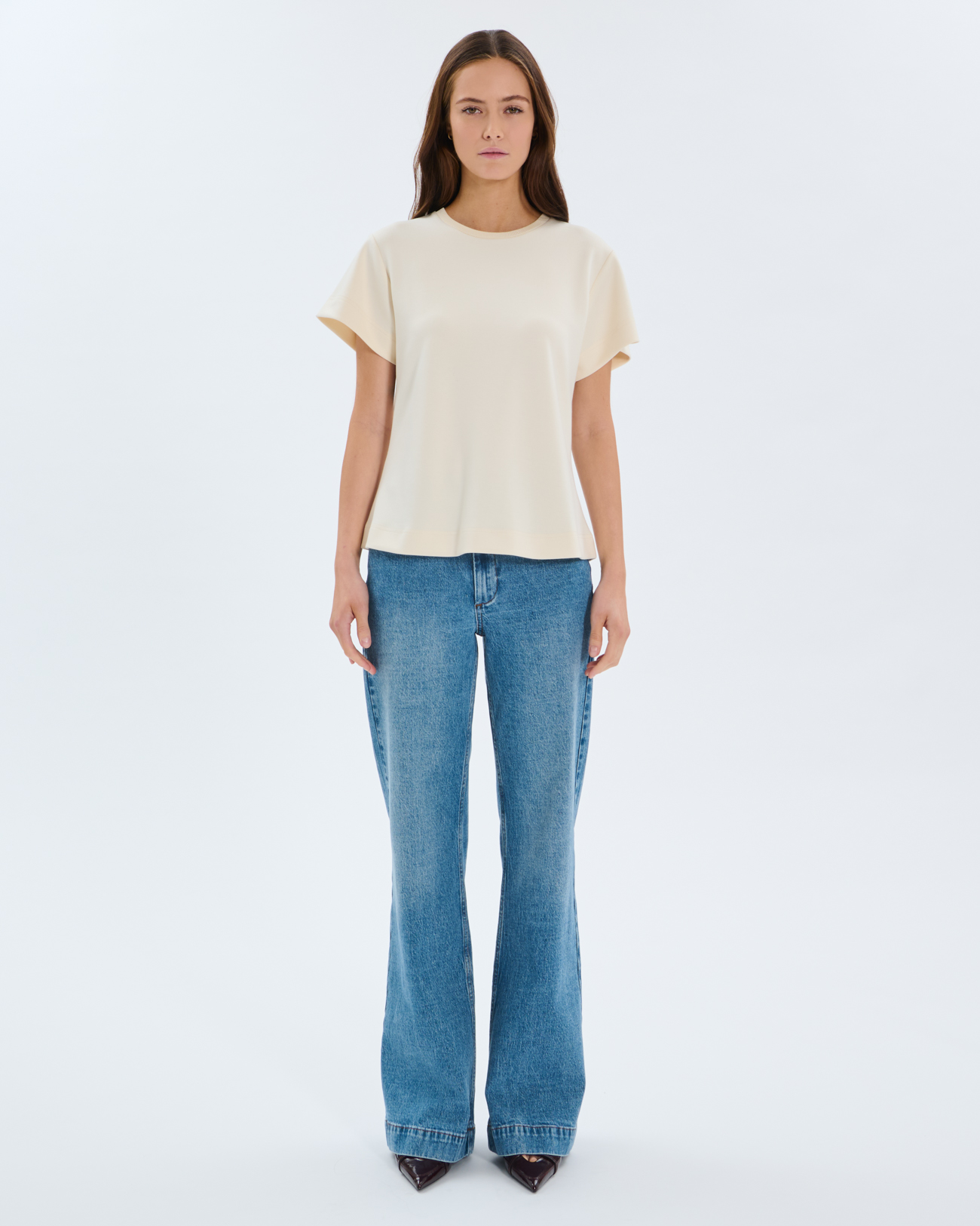 Top Tanouk Ecru viscose top ZAPA