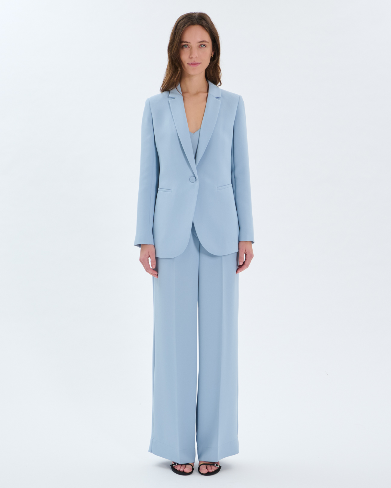 Victorina jacket Cloud blue blazer ZAPA