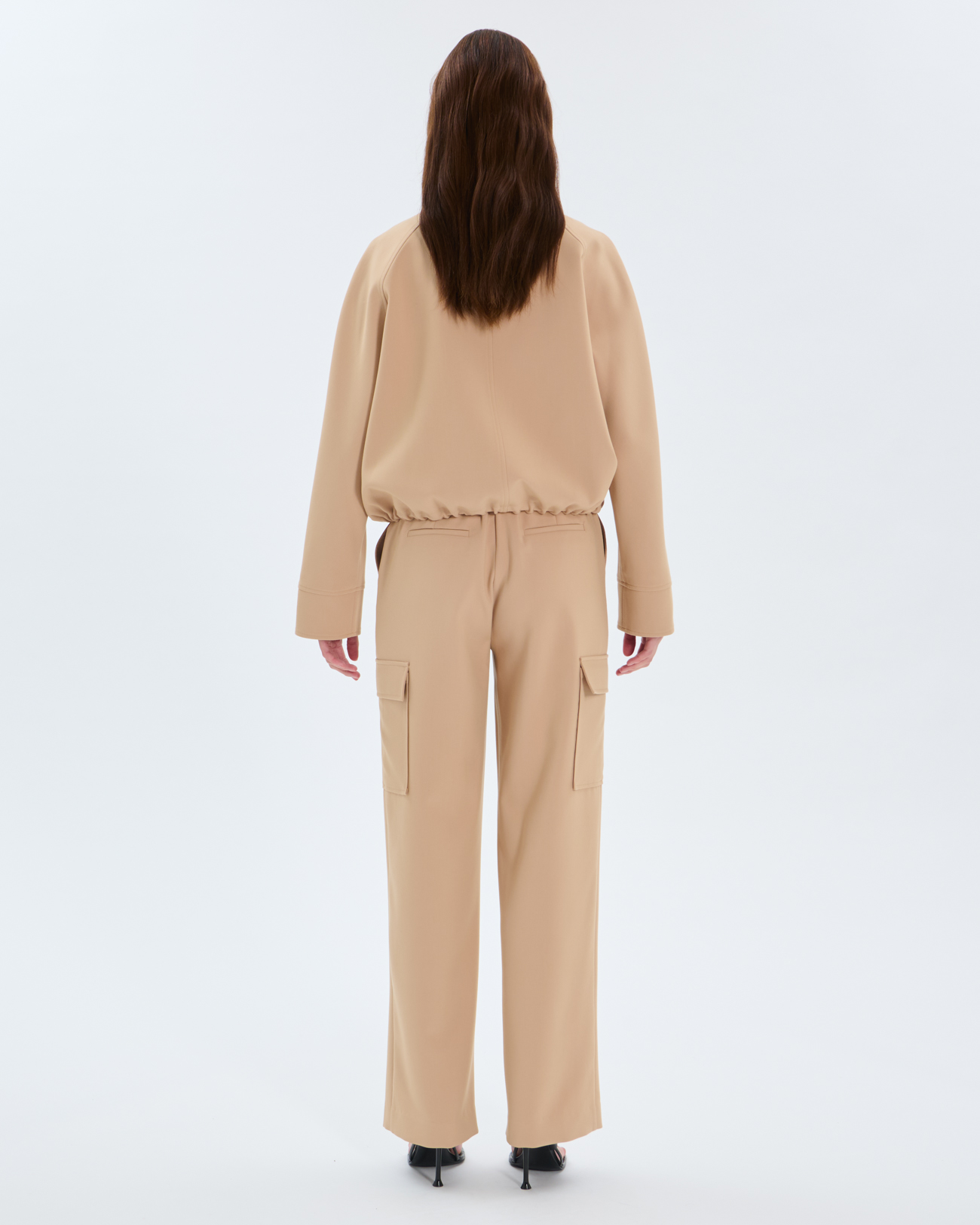 Valeria Jacket Sand-colored short jacket ZAPA