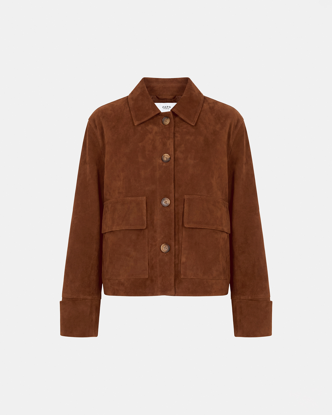Vita Jacket Mahogany goatskin leather jacket ZAPA