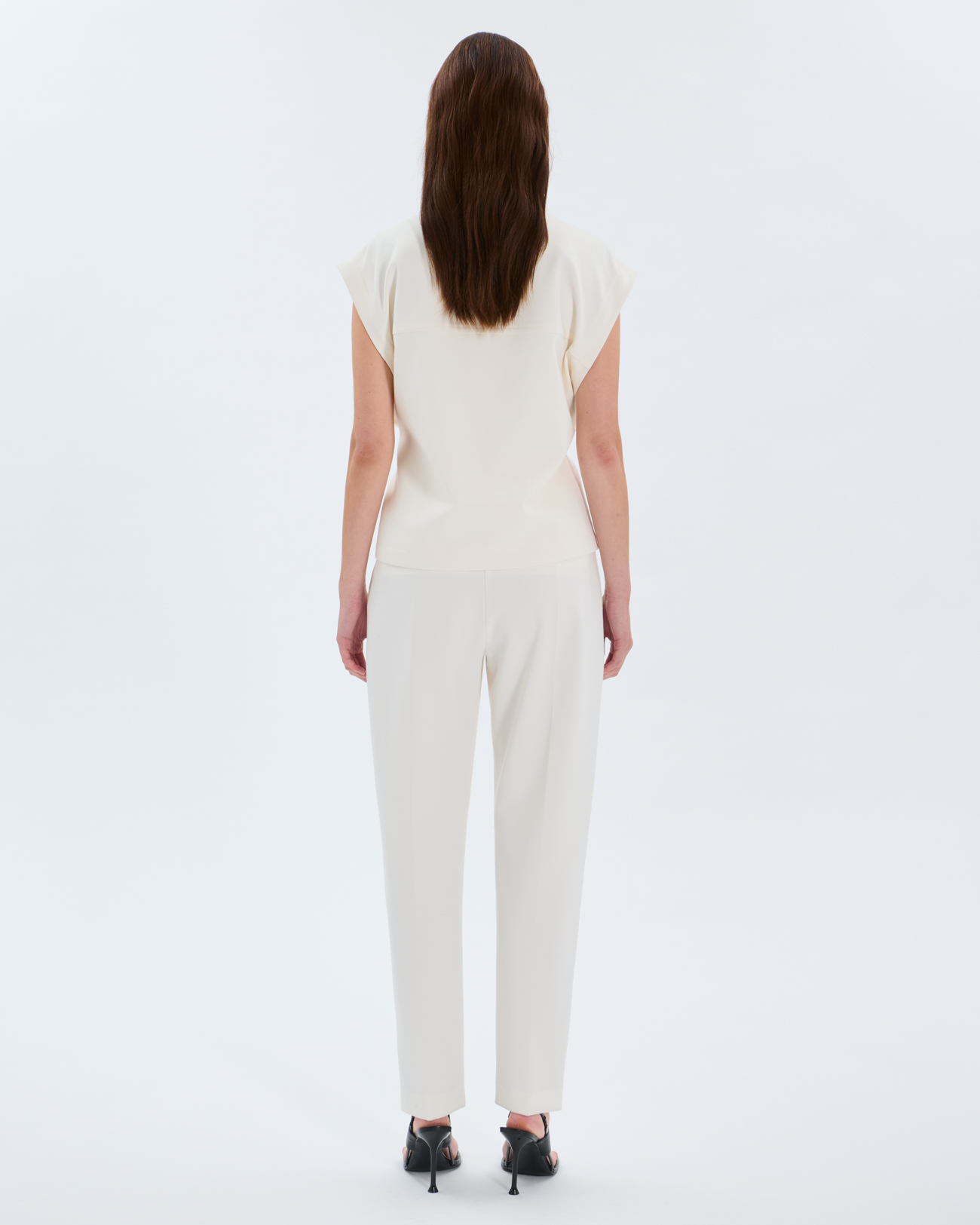 Vahita Jacket Ecru jacket with removable sleeves ZAPA
