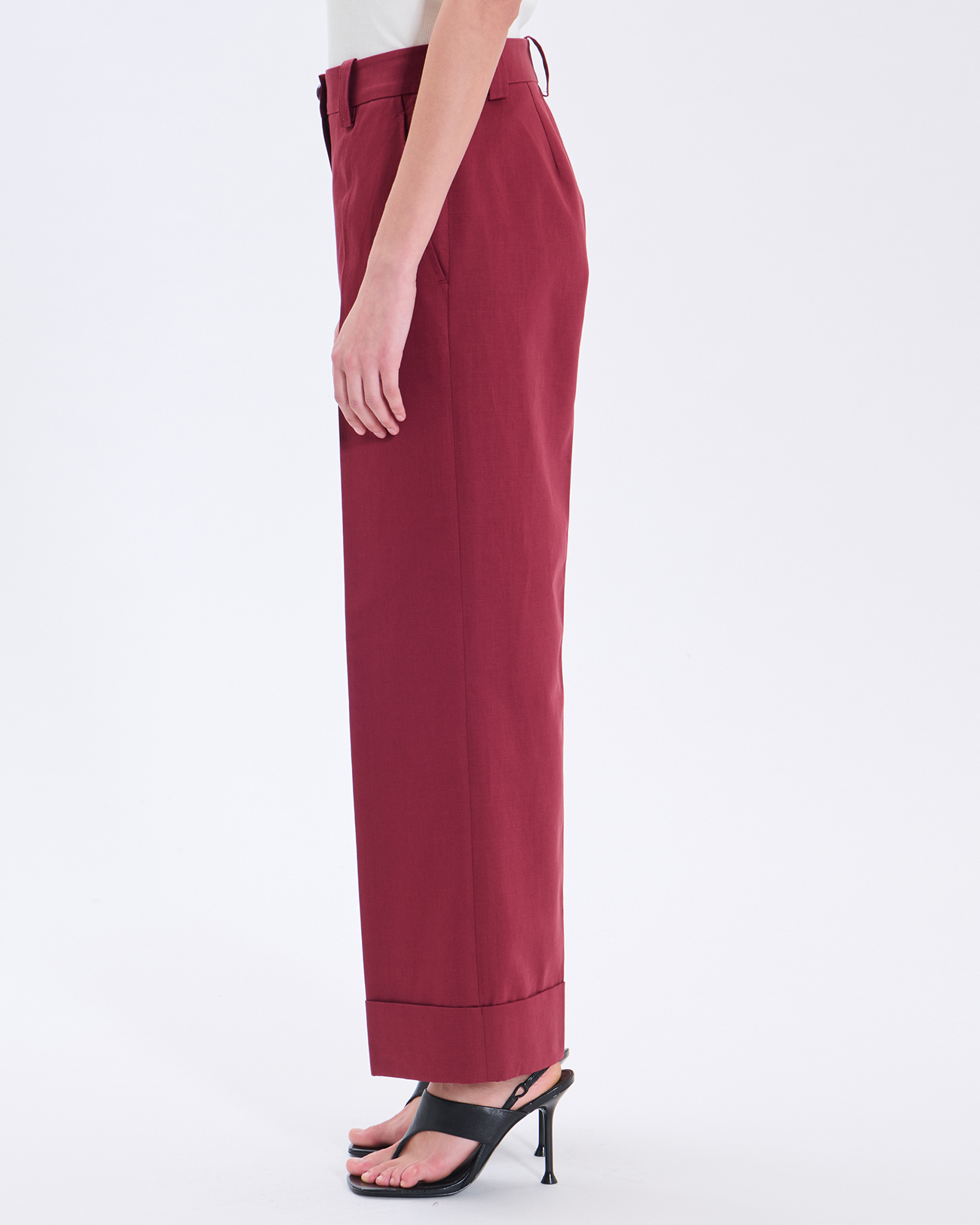 Parly Pants Pants burgundy ZAPA