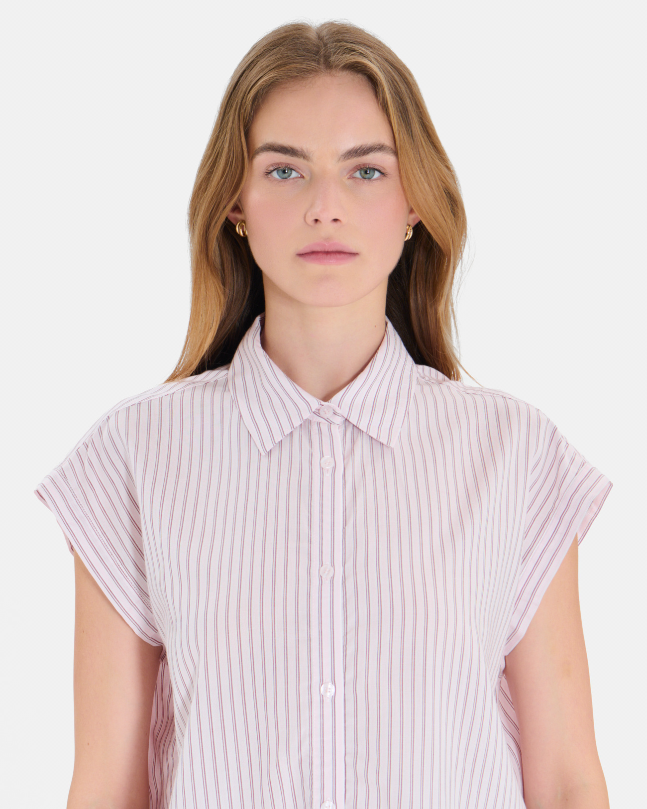 Corea Shirt Striped sleeveless shirt ZAPA
