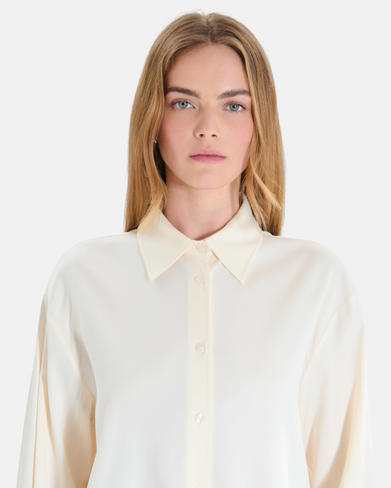 Corentin shirt Cream long-sleeved shirt ZAPA