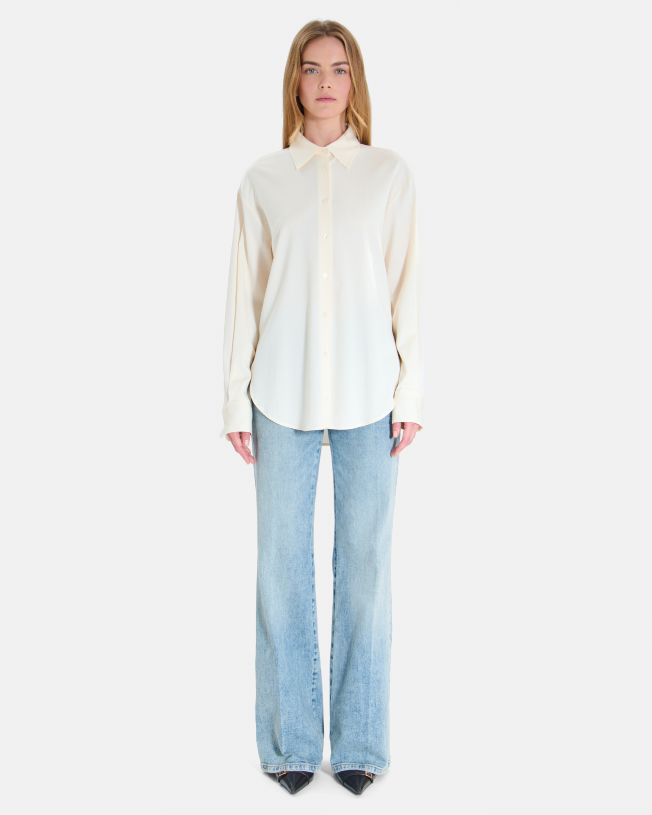 Corentin shirt Cream long-sleeved shirt ZAPA