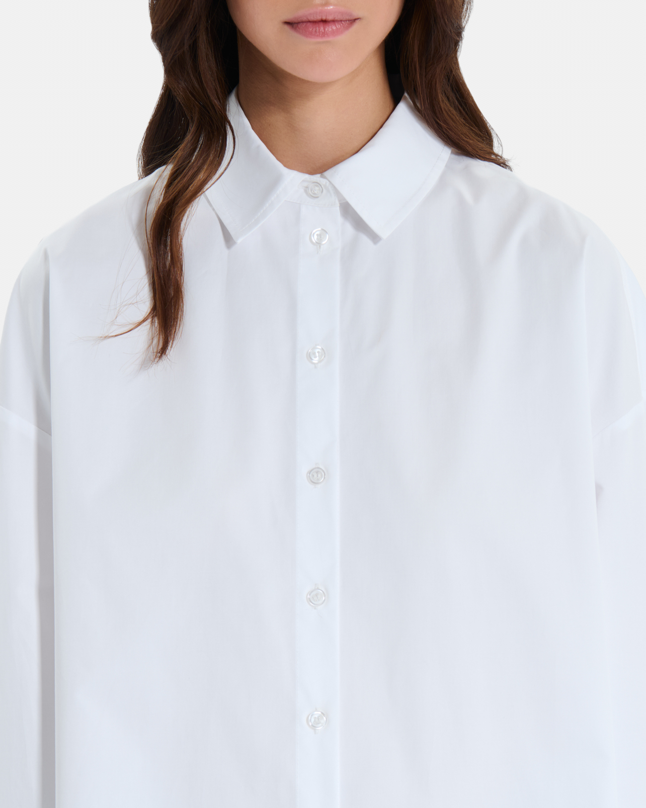 Colette shirt Classic white long-sleeved shirt ZAPA