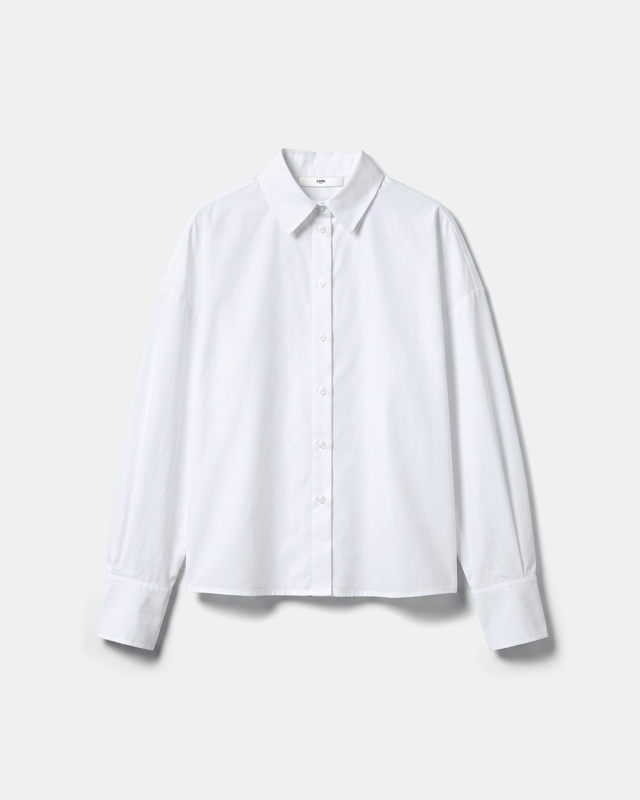 Colette shirt Classic white long-sleeved shirt ZAPA