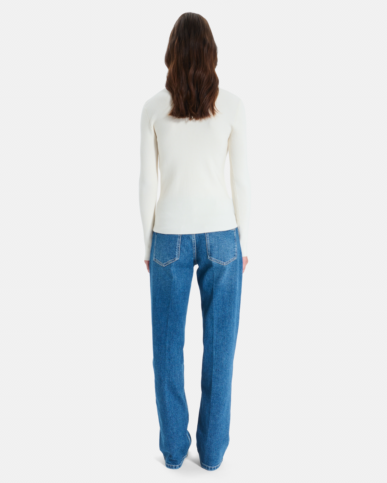 Gally Vest Cream knit button-up cardigan ZAPA