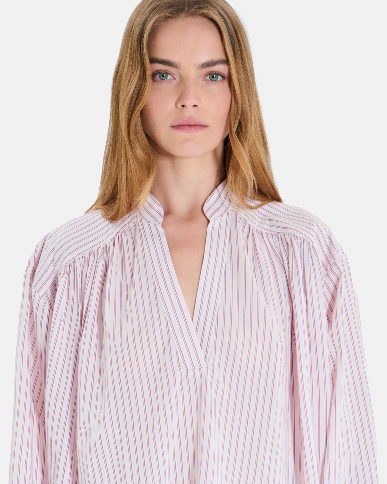 Blandine Blouse Lightweight striped blouse with long sleeves ZAPA