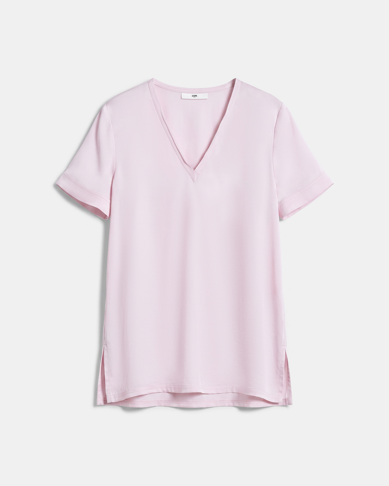 Top Tilda V-neck viscose top ZAPA