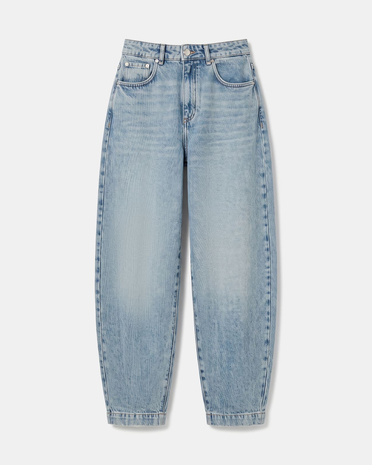 Jean Pia Vintage blue cotton barrel jeans ZAPA
