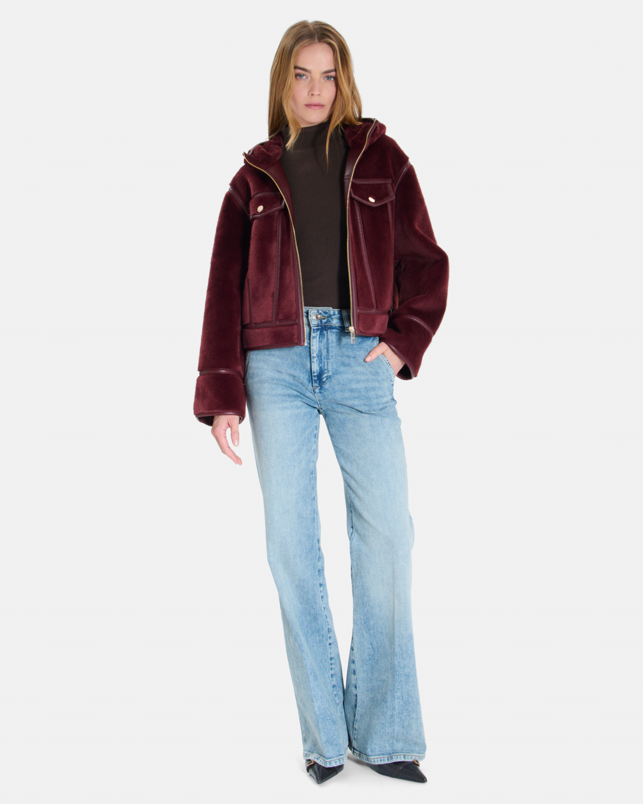 Jean Pansy vintage blue cotton jeans ZAPA
