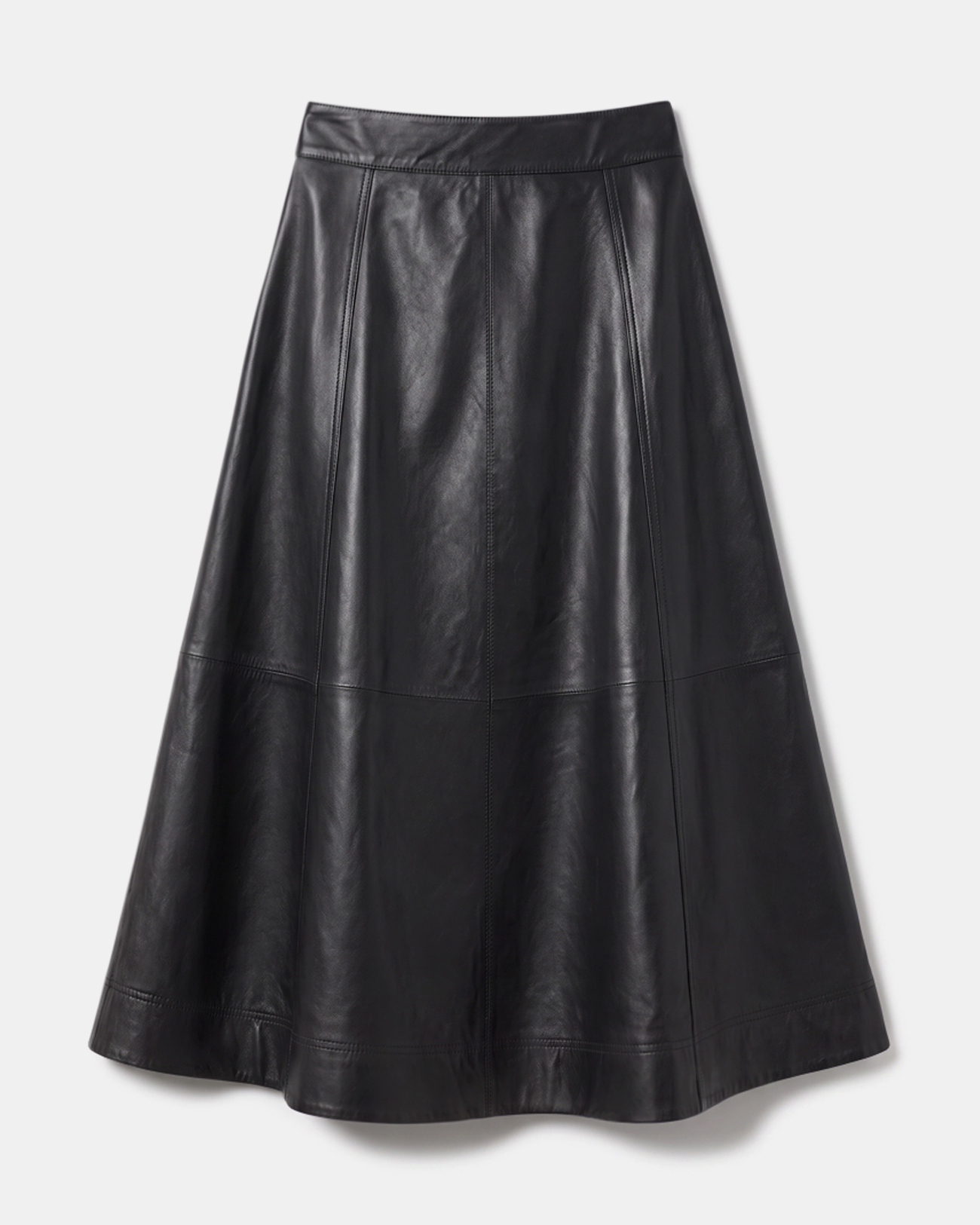 Julie Skirt Long pleated chocolate skirt ZAPA