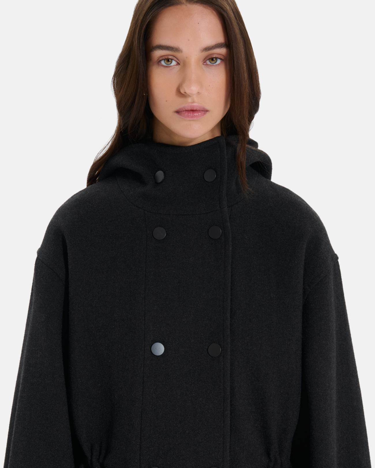 Marina Coat Chocolate wool coat ZAPA