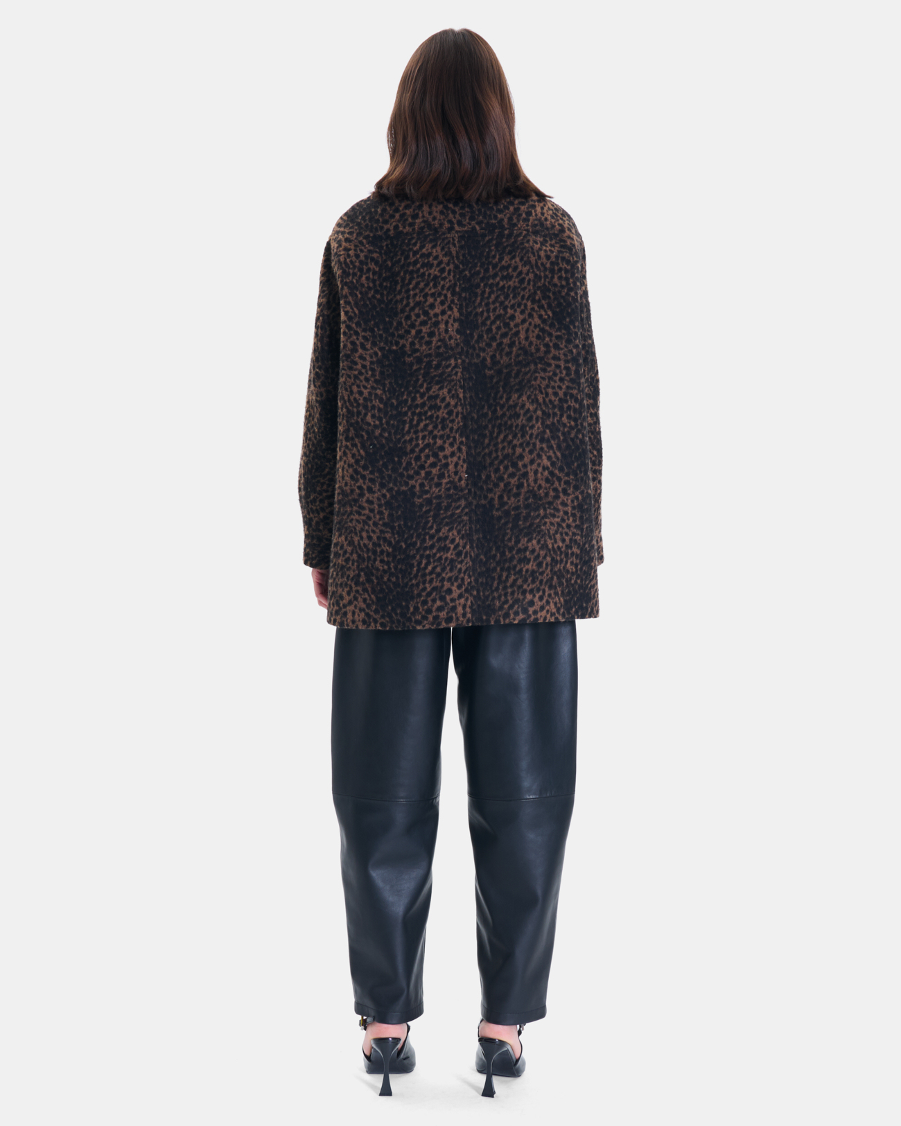 Marilene Coat Leopard print coat ZAPA
