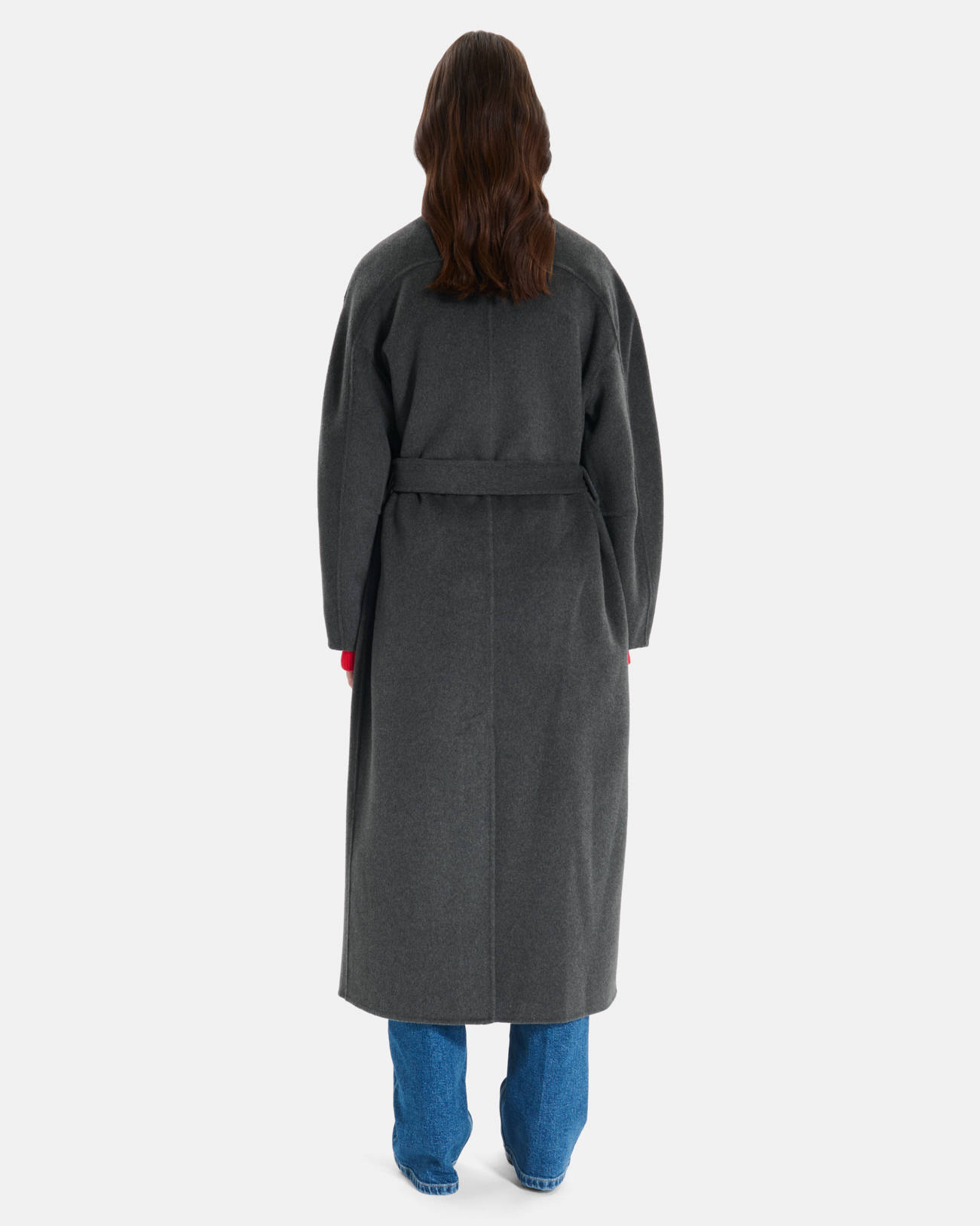 Melissa Coat Long wool coat with a high collar ZAPA
