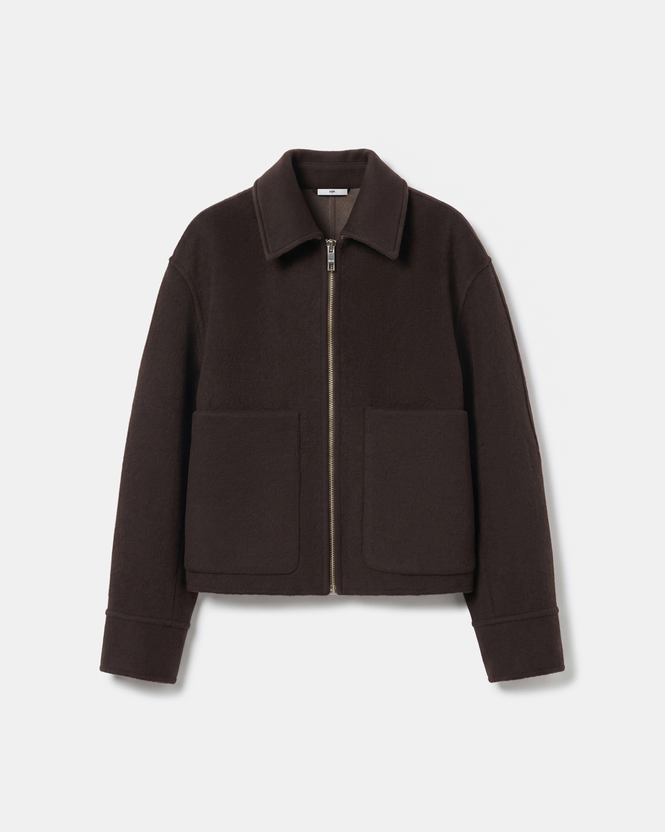 Moby Coat Short reversible wool coat ZAPA