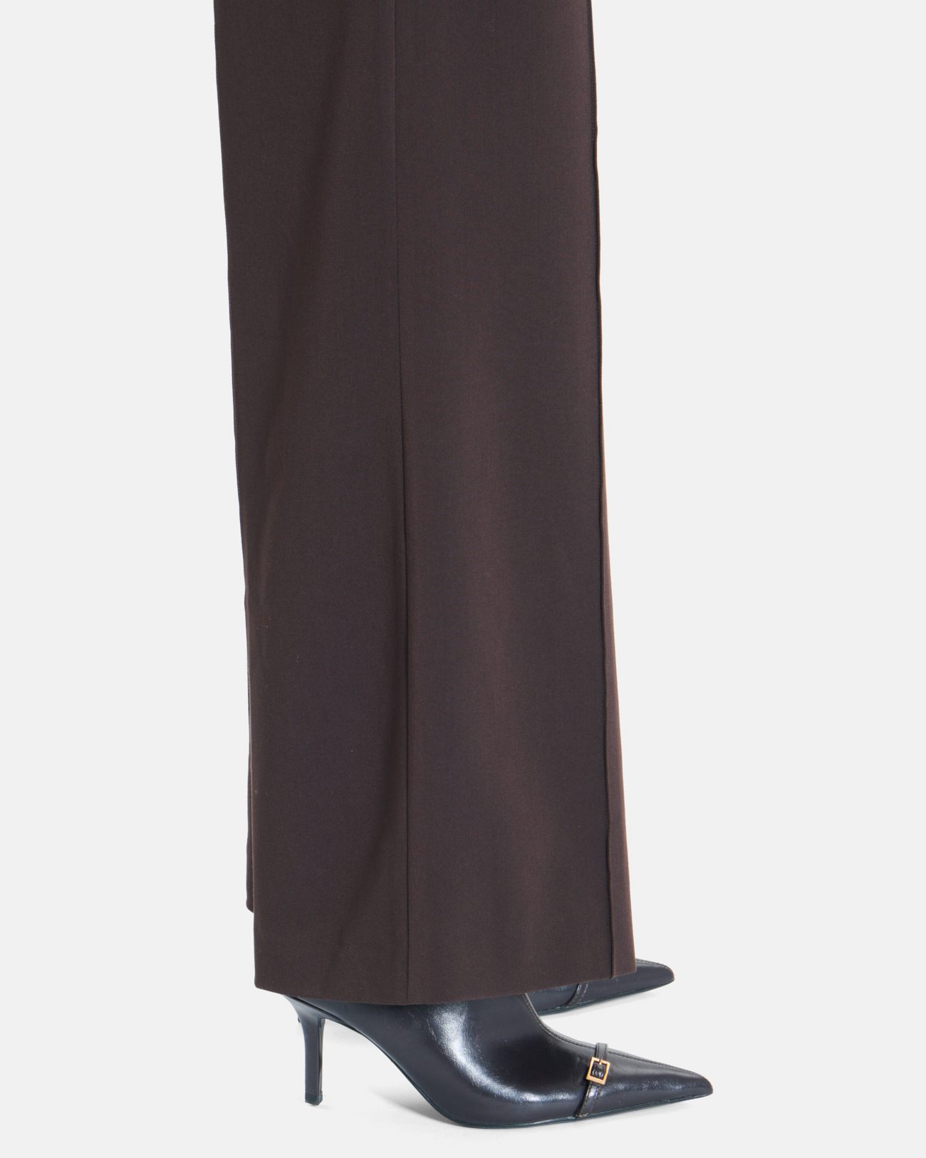 Panache Trousers Chocolate wide-leg trousers ZAPA