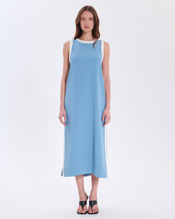 Romane dress Romane dress in blue denim ZAPA