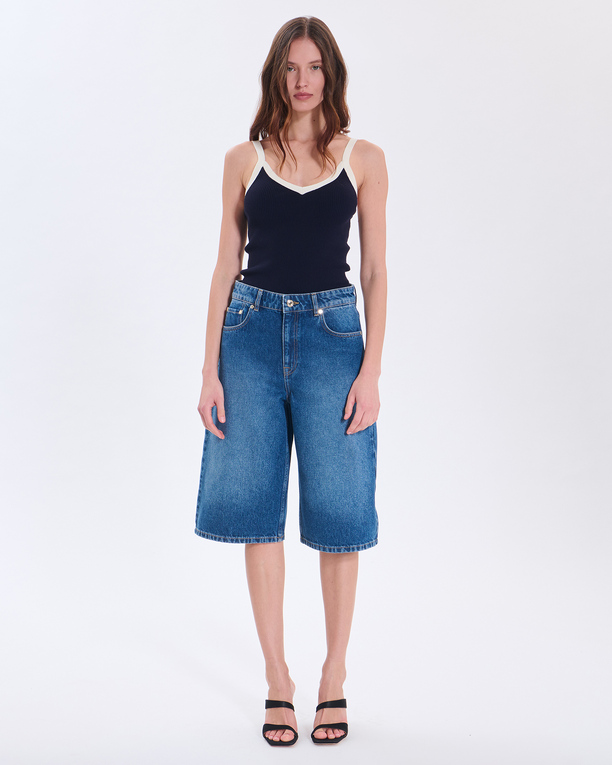 Bermuda Jean Blue Bermuda Jeans ZAPA